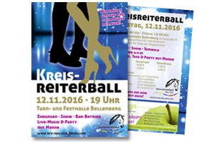 Kreisreiterverband Neu-Ulm Kreisreiterball Flyer