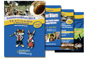 Kreismusikfest 2012 Programmflyer